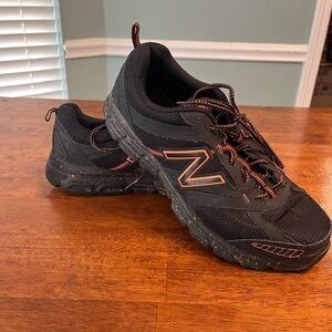 New Balance 430 V1 Men's Black Orange Athletic Running Shoes size 14 4E wide